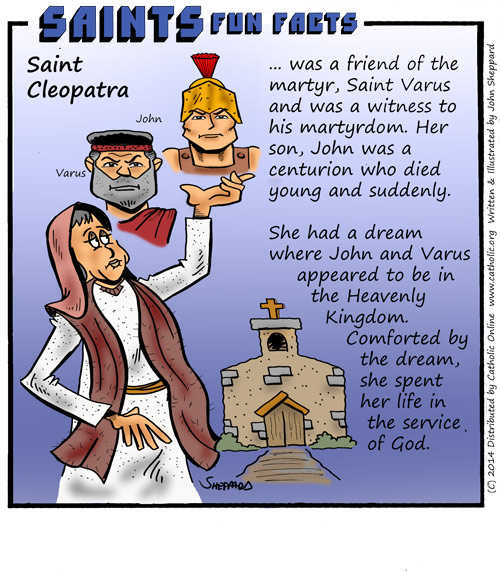 St. Cleopatra Fun Fact Image