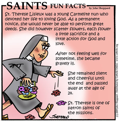 St. Therese of Lisieux Fun Fact Image