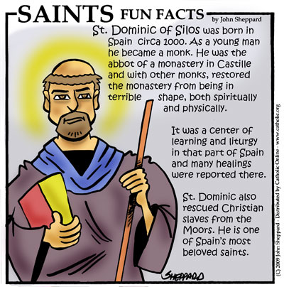 St. Dominic of Silos Fun Fact Image