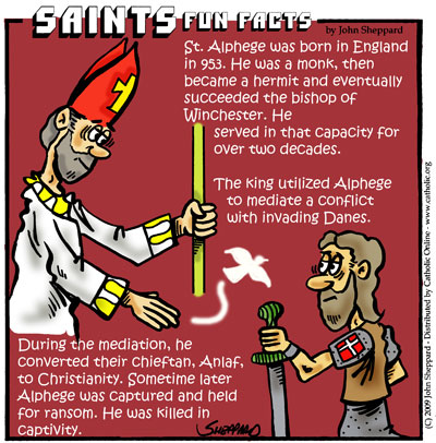 St. Alphege Fun Fact Image